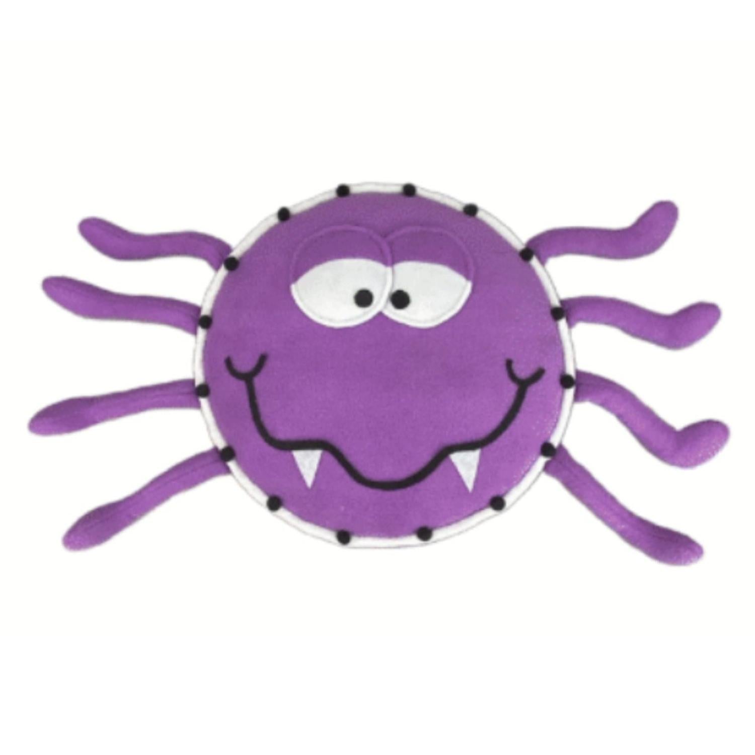 12" Plush Spider Wreath Accent: Purple