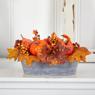 Shop For 12” Pumpkin and Berries Autumn Artificial Arrangement