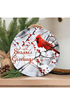 Shop For 12" Red Christmas Cardinal Season's Greeting Sign AP0124