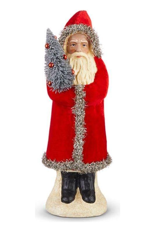 Shop For 12" Red Velvet Belsnickle Santa Figure