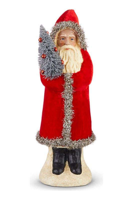 Shop For 12" Red Velvet Belsnickle Santa Figure