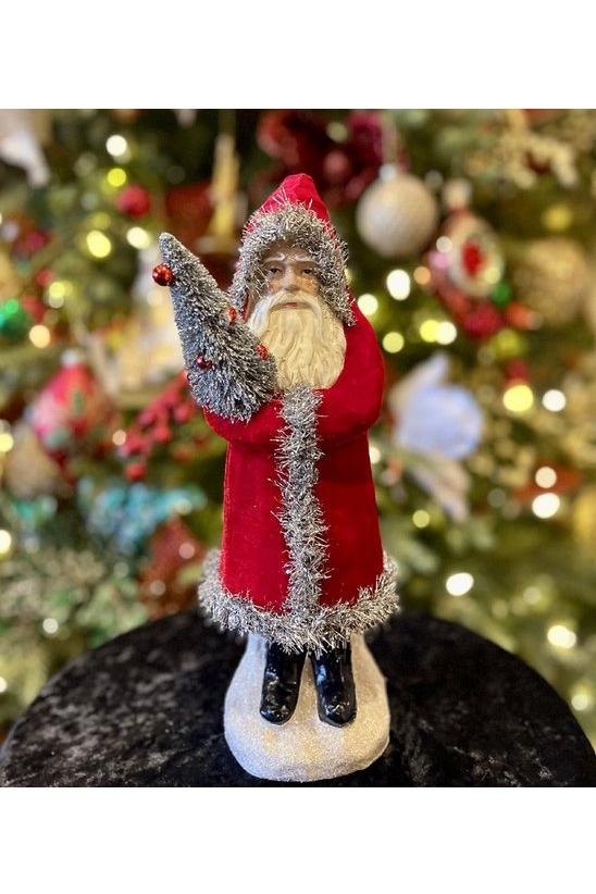 Shop For 12" Red Velvet Belsnickle Santa Figure