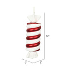 Shop For 12" Red White Twisted Candy Ornament