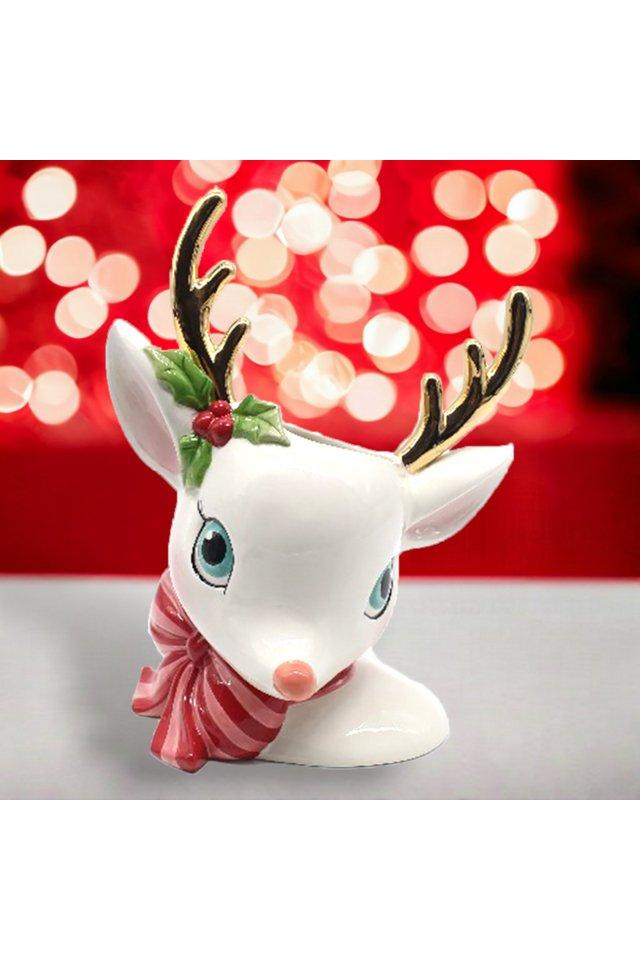 Shop For 12" Retro Deer Head Vase