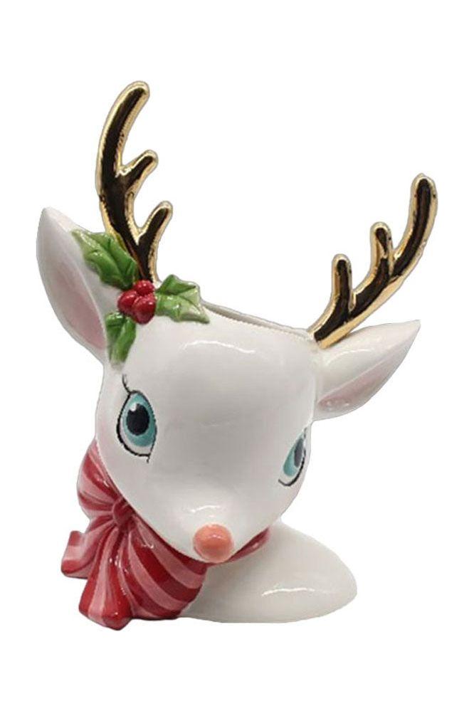 Shop For 12" Retro Deer Head Vase