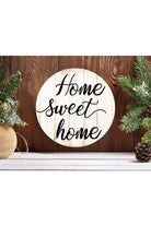 Shop For 12" Round Metal Sign: Home Sweet Home