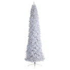 Shop For 12’ Slim White Artificial Christmas Tree