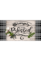 Shop For 12" Waterproof Sign: Cotton Pod Simply Blessed