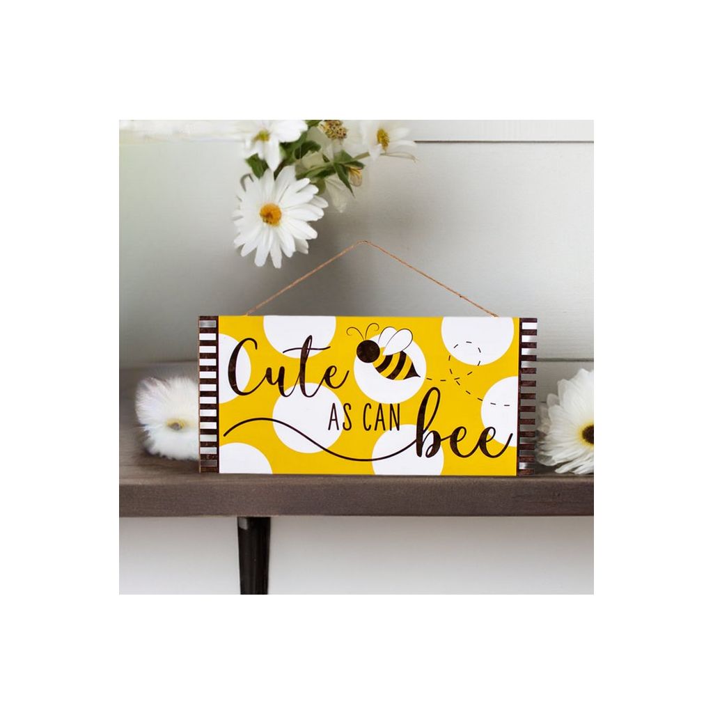 Shop For 12" Wood Sign: Cute as Can Bee