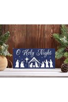 Shop For 12" Wood Sign: O Holy Night