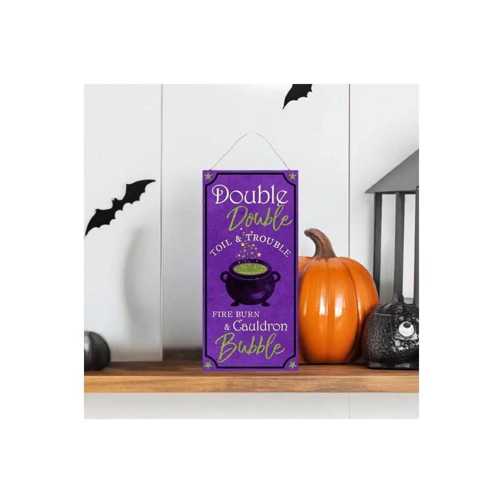 Shop For 12" Wooden Sign: Cauldron Bubble Sign at Michelle's aDOORable Creations