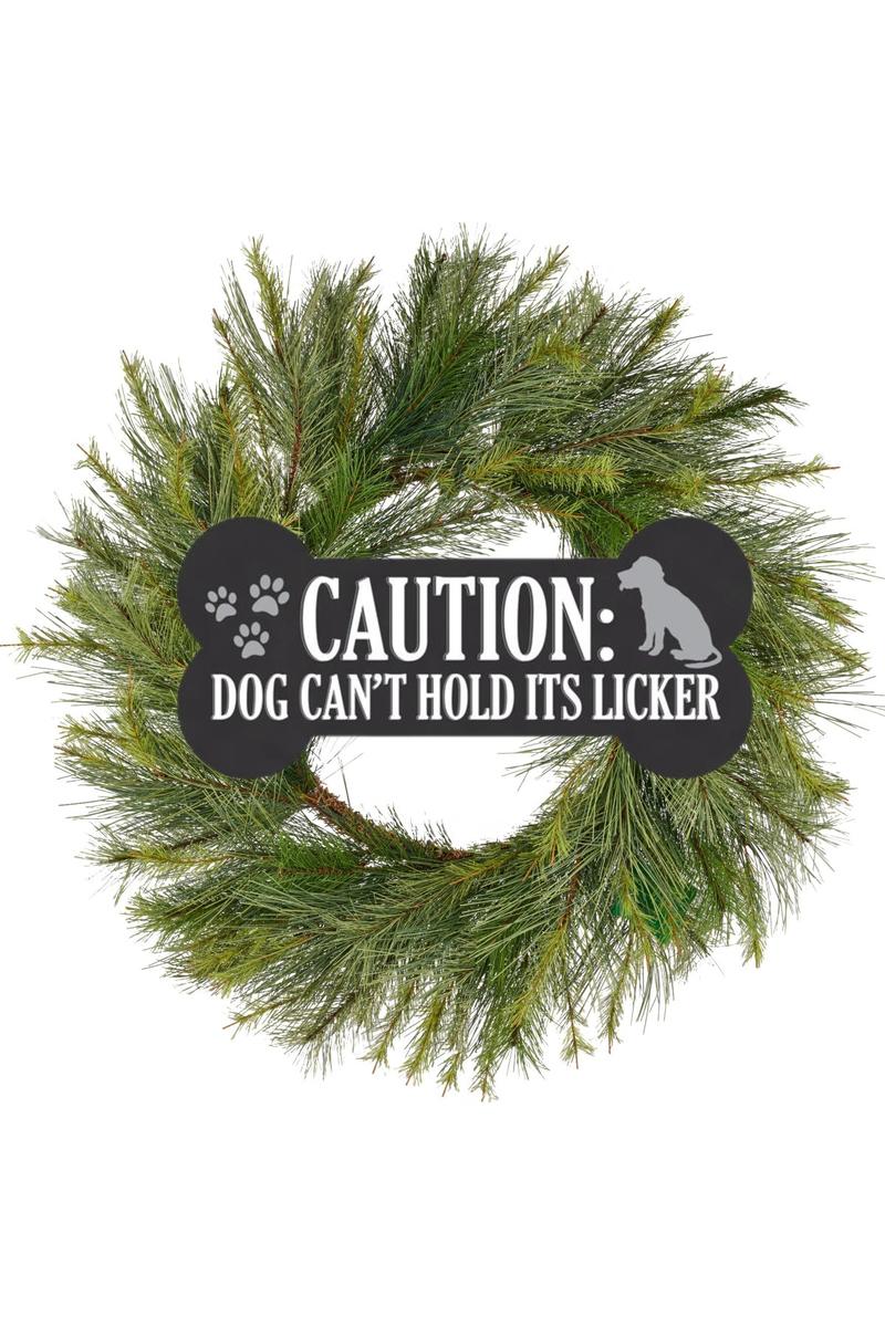 Shop For 12" Wooden Sign: Dog Bone Caution