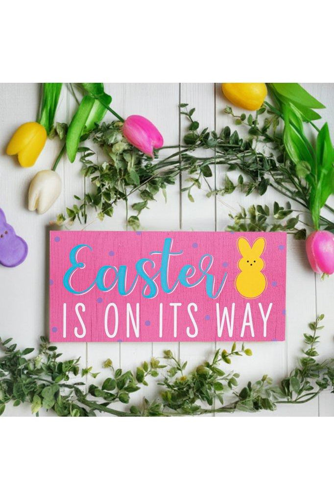 Shop For 12" Wooden Sign: Easter Is On Its Way AP8763
