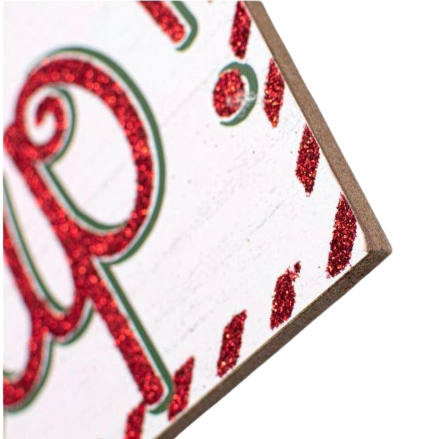 12" Wooden Sign: Gingerbread Oh Snap