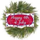 Shop For 12" Wooden Sign: Happy 4th of July