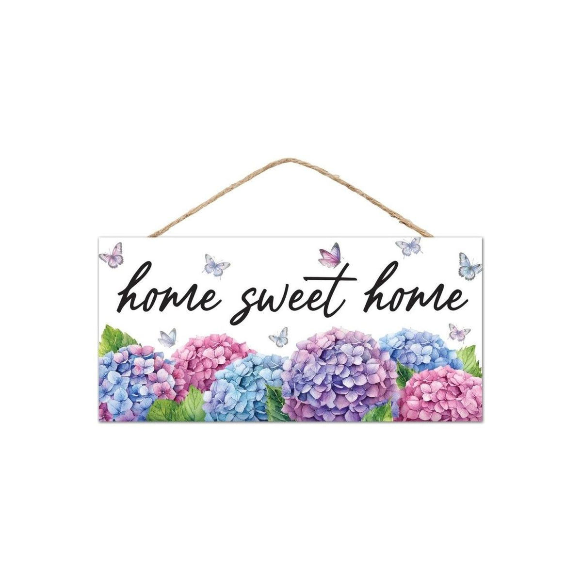 12" Wooden Sign: Home Sweet Home Magnolia
