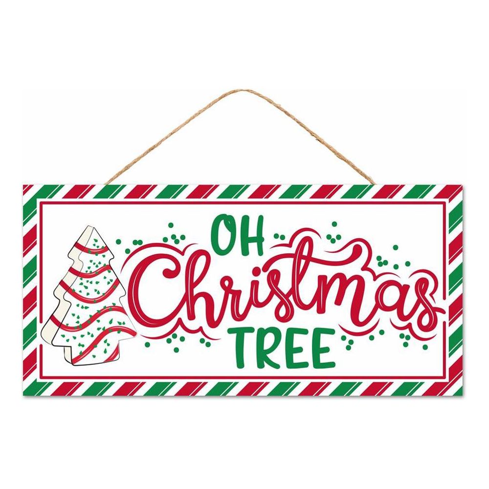 Shop For 12" Wooden Sign: Oh Christmas Tree