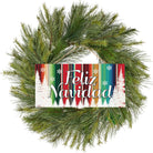 Shop For 12" Wooden Sign: Serape Feliz Navidad