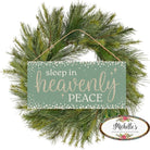Shop For 12" Wooden Sign: Sleep In Peace Glitter