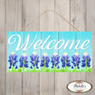 Shop For 12" Wooden Sign: Welcome Bluebonnets