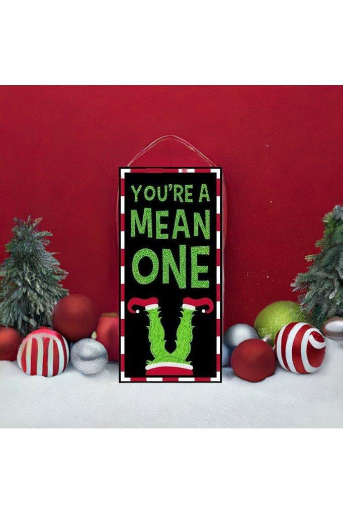 Shop For 12" Wooden Sign: Your A Mean One AP8976
