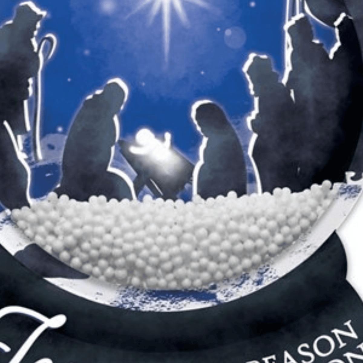 Shop For 12" Wooden Snow Globe Sign: Jesus Is The Reason