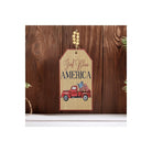 Shop For 12" Wooden Tag Sign: God Bless America