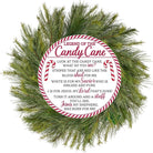 Shop For 12in Round Metal Sign: Legend Candy Cane