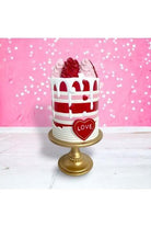 Shop For 12in Valentine Cake on Gold Stand