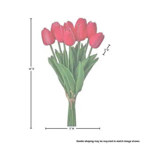 Shop For 13" Eva Dutch Tulip Bundle: Hot Pink