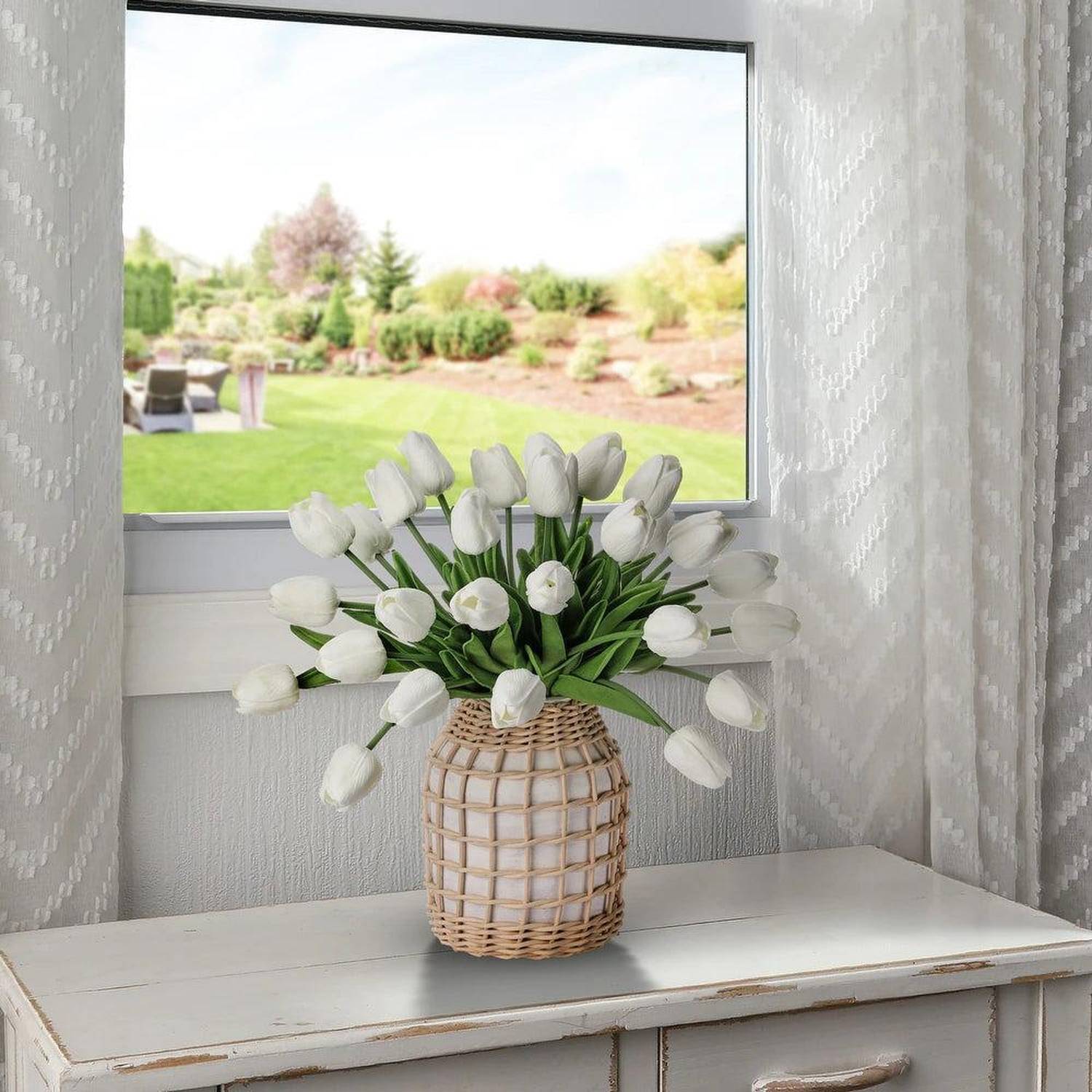 Shop For 13" Eva Dutch Tulip Bundle: White