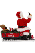 Shop For 13" Fabriché™ Coca - Cola® Santa On Train With LED Garland