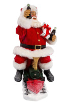 Shop For 13" Fabriché™ Coca - Cola® Santa On Train With LED Garland