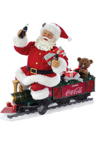 Shop For 13" Fabriché™ Coca - Cola® Santa On Train With LED Garland