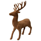 Shop For 13" Flocked Deer: Brown