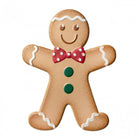 Shop For 13" Metal Embossed Gingerbread: Boy (Red)