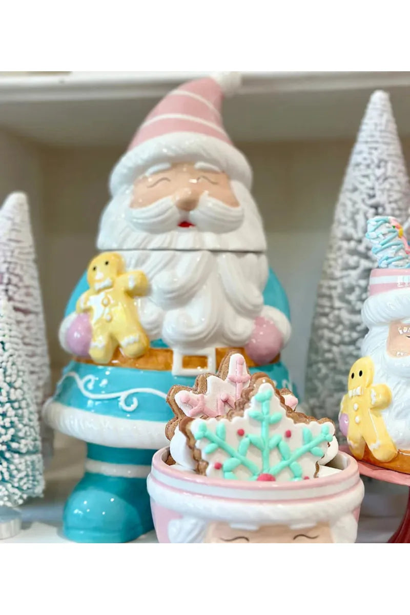 Shop For 13" Pastel Santa Cookie Jar