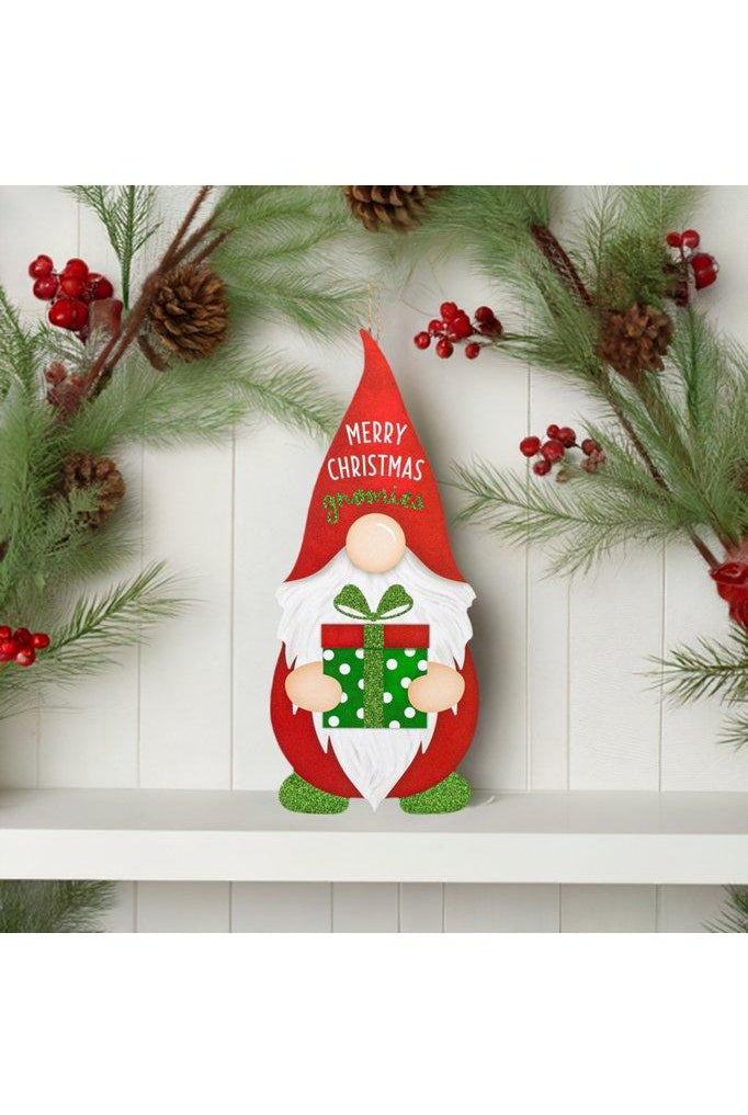Shop For 13" Wooden Gnome Shaped Sign: Merry Christmas AP8904