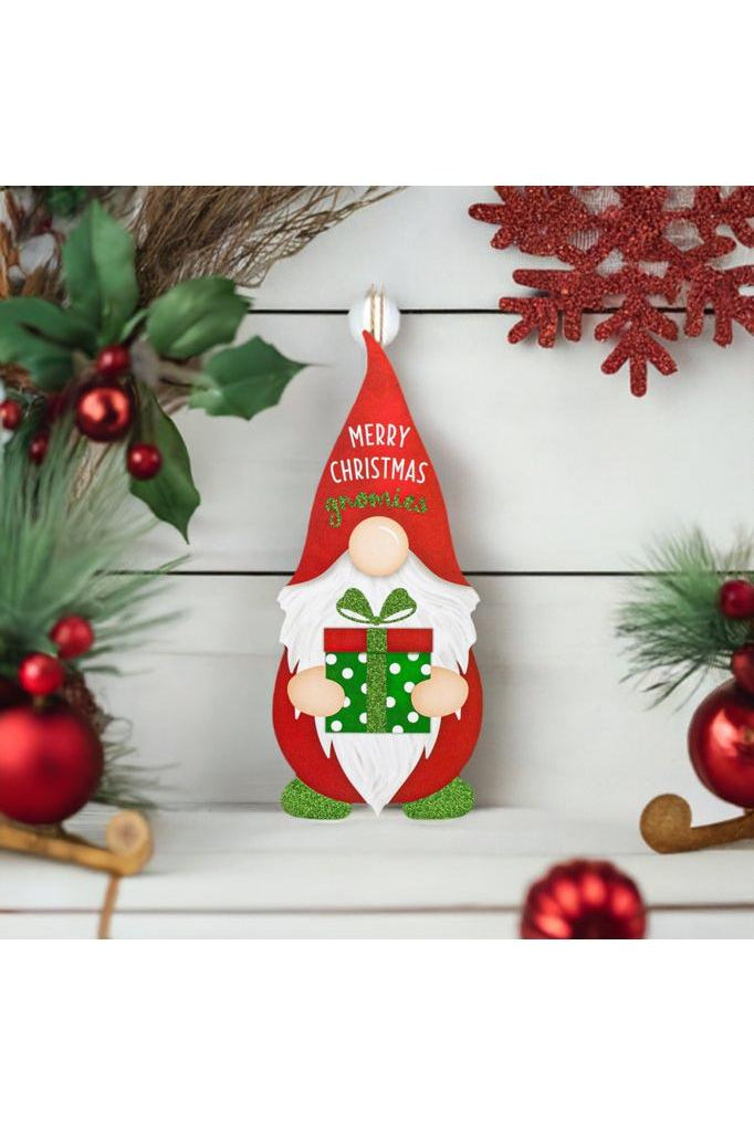 Shop For 13" Wooden Gnome Shaped Sign: Merry Christmas AP8904