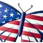 Shop For 13.5" Metal Embossed Butterfly: Patriotic RWB