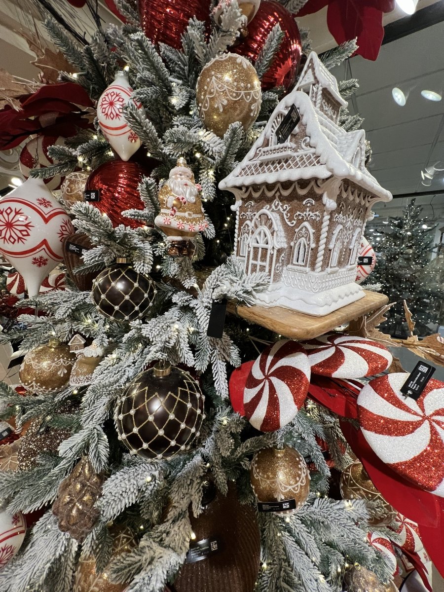 Shop For 13.5in Brown Glittered LED Gingerbread House