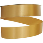 Shop For 1.38in Satin Supreme Non - Wired Ribbon: Antique Gold (100 Yards)