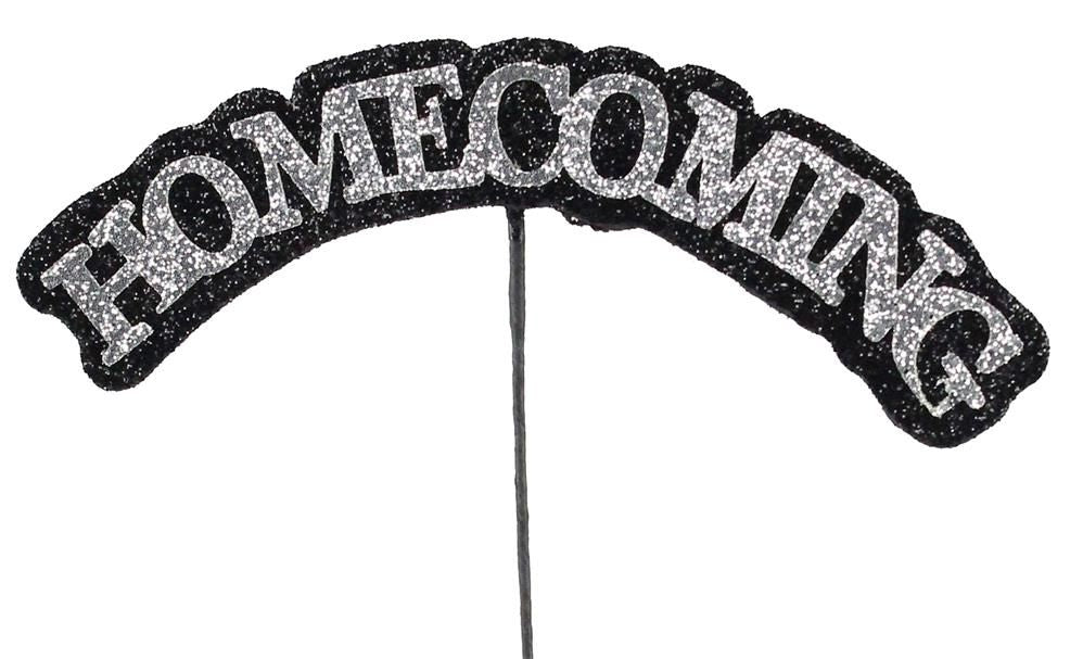 Shop For 13in Glitter Homecoming Pick: Black