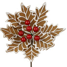 Shop For 14" Gingerbread Poinsettia Stem