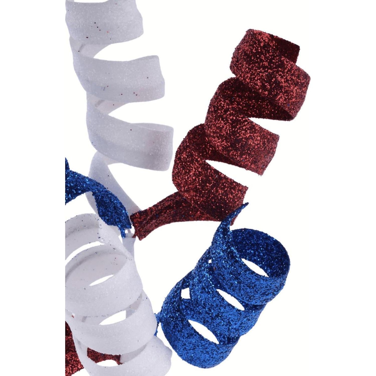 Shop For 14" Glitter Curl Pick: Patriotic
