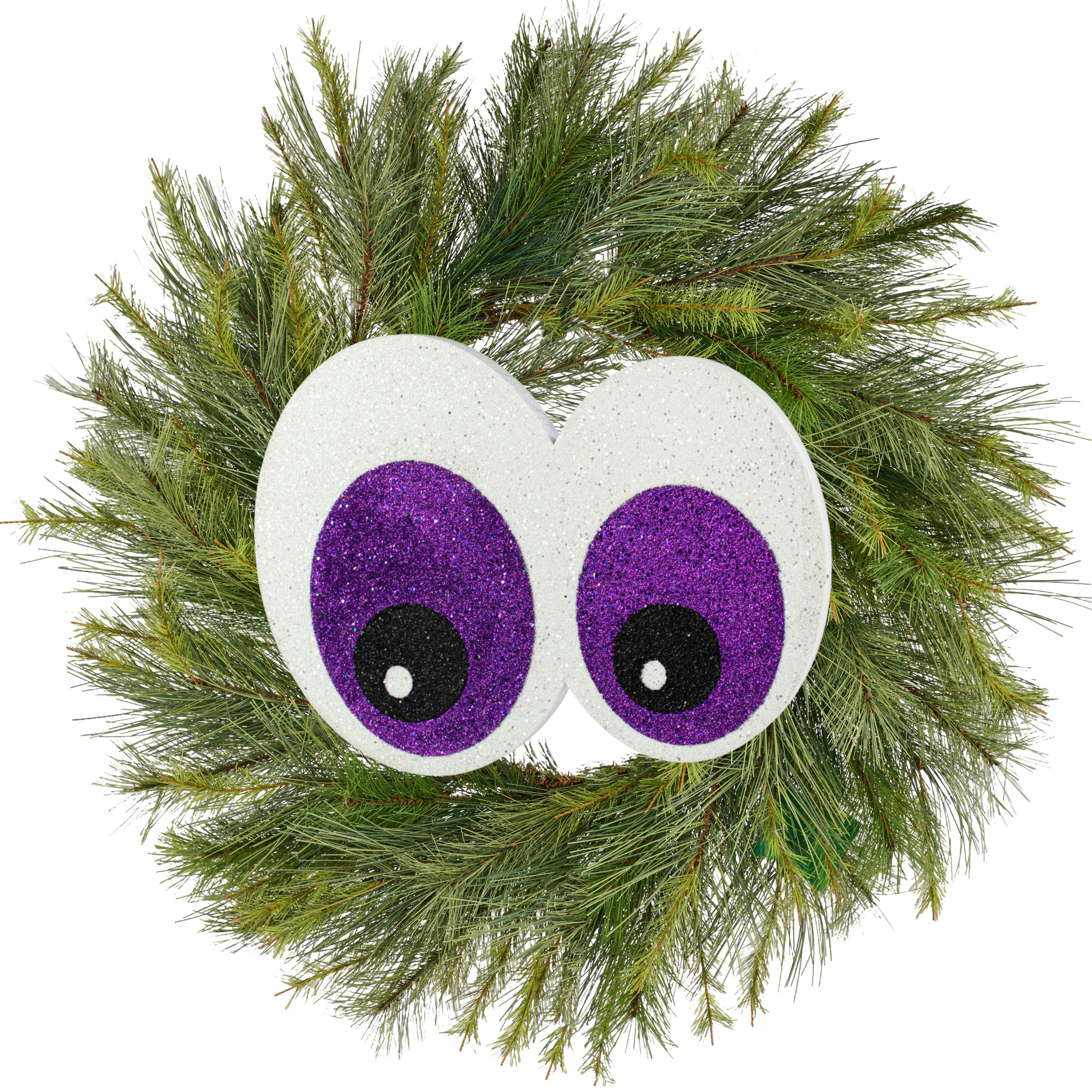 Shop For 14" Glitter Eyeballs Ornament Hanger: Purple
