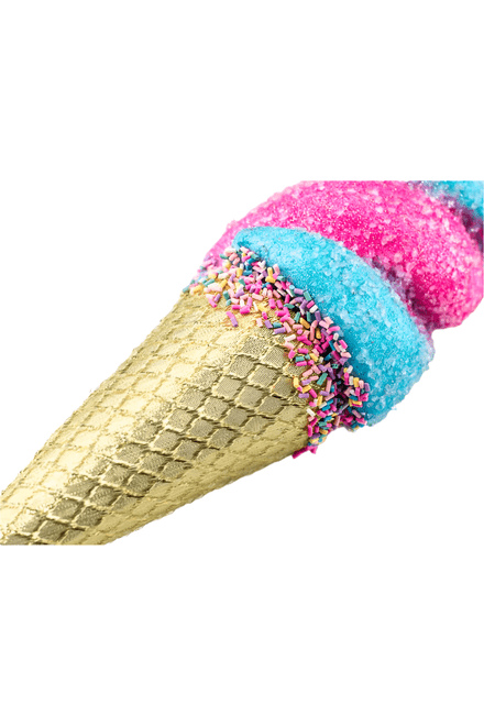 Shop For 14" Swirl Ice Cream Cone Ornament: Pink/Blue