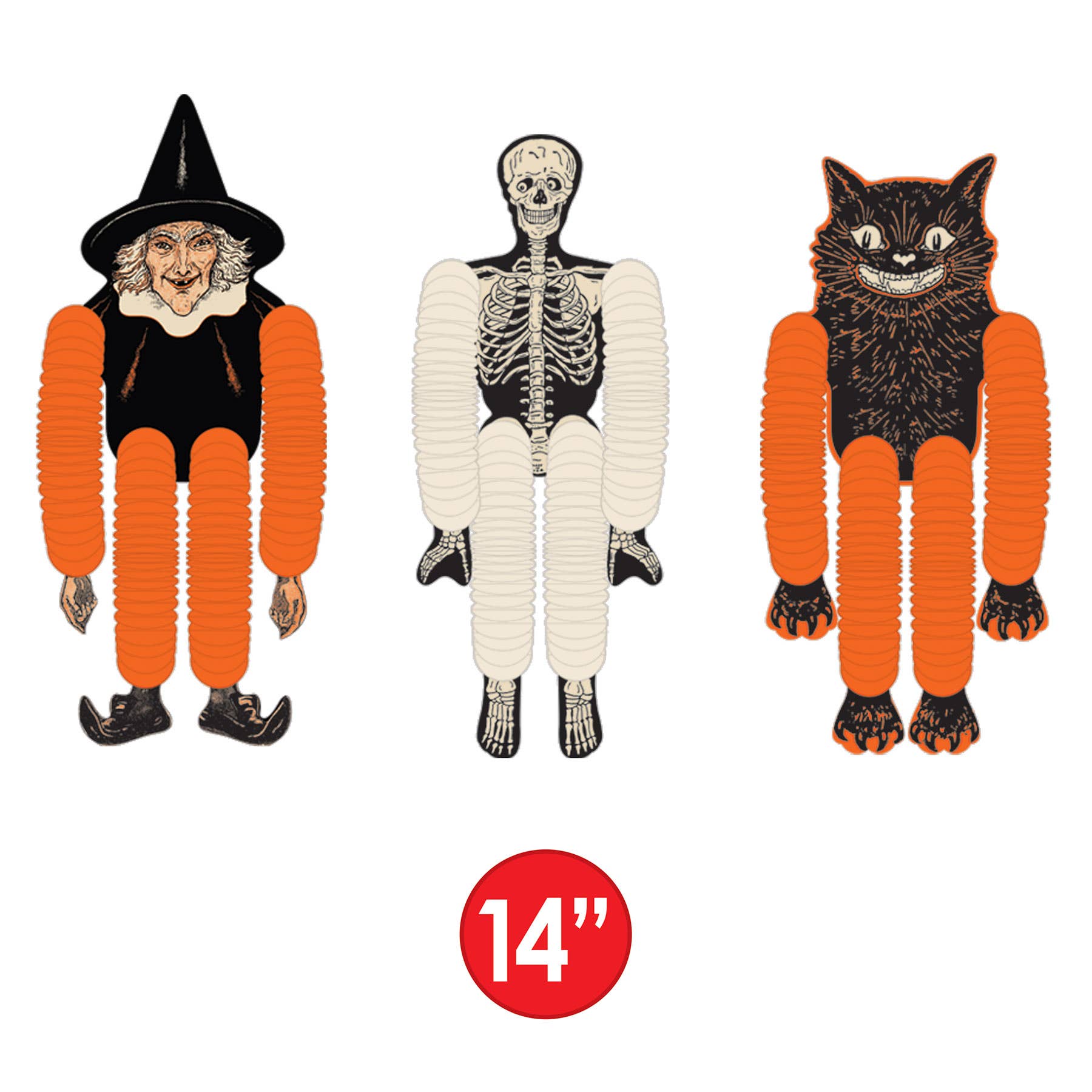 Shop For 14" Vintage Halloween Tissue Dancers (Set of 3)