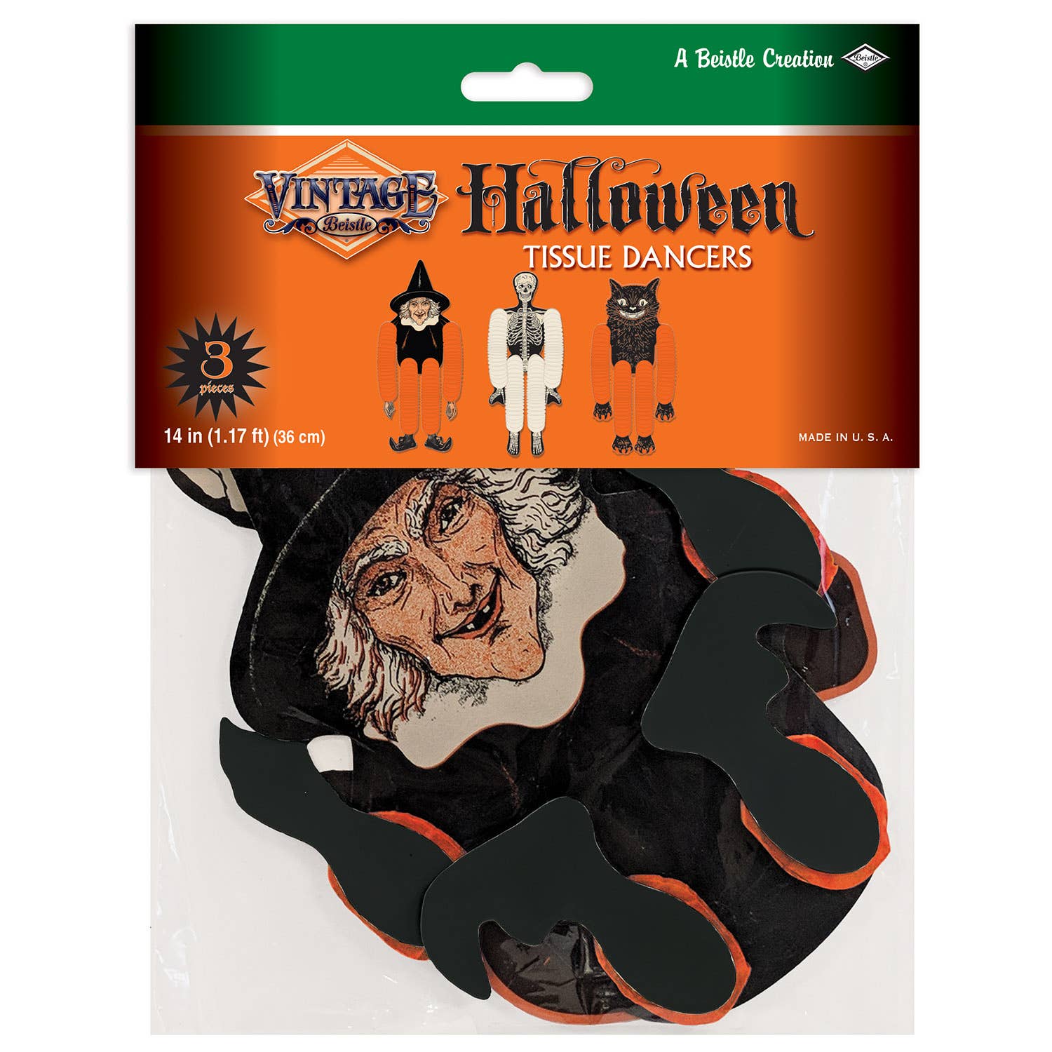 Shop For 14" Vintage Halloween Tissue Dancers (Set of 3)