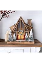 Shop For 14.5" Vintage Ski Lodge Lighted Display at Michelle's aDOORable Creations